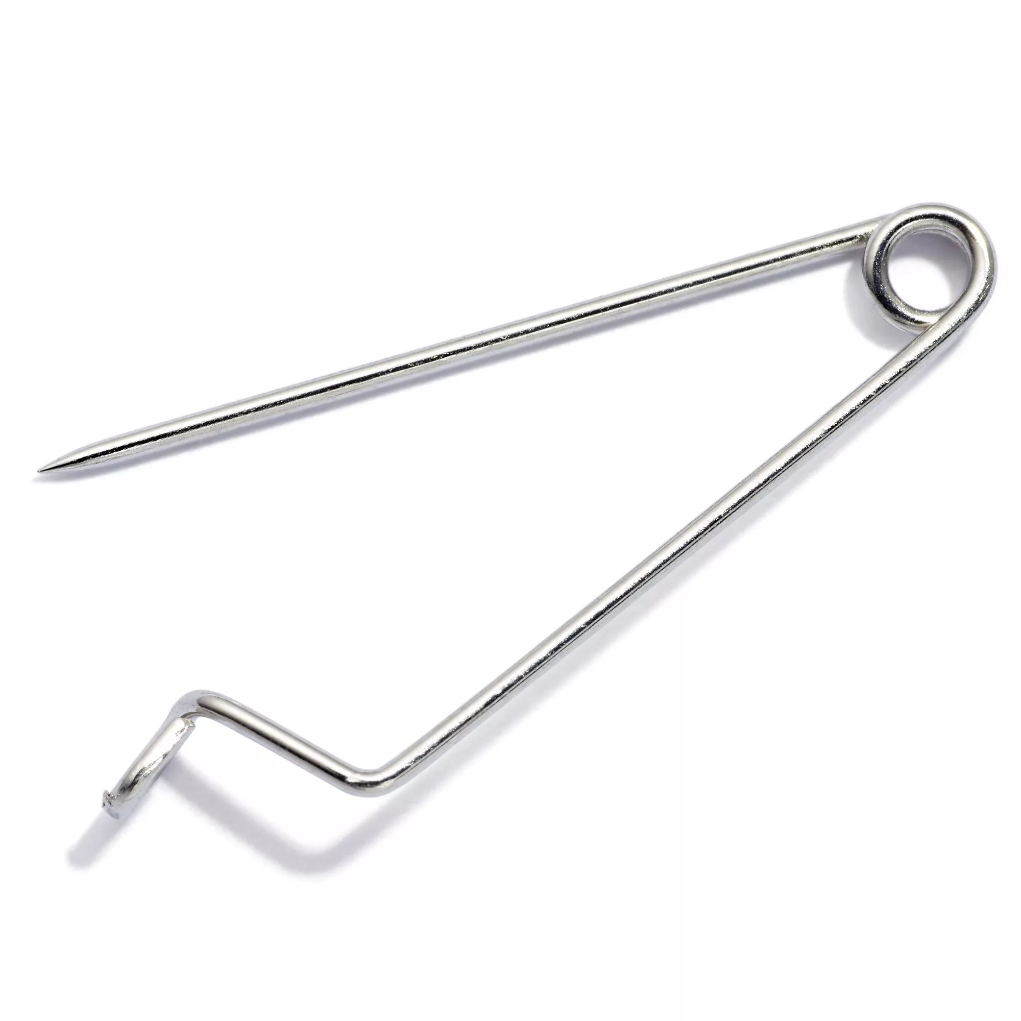 Prym badge and brooch pins 27mm silver 60 pack (British brand)