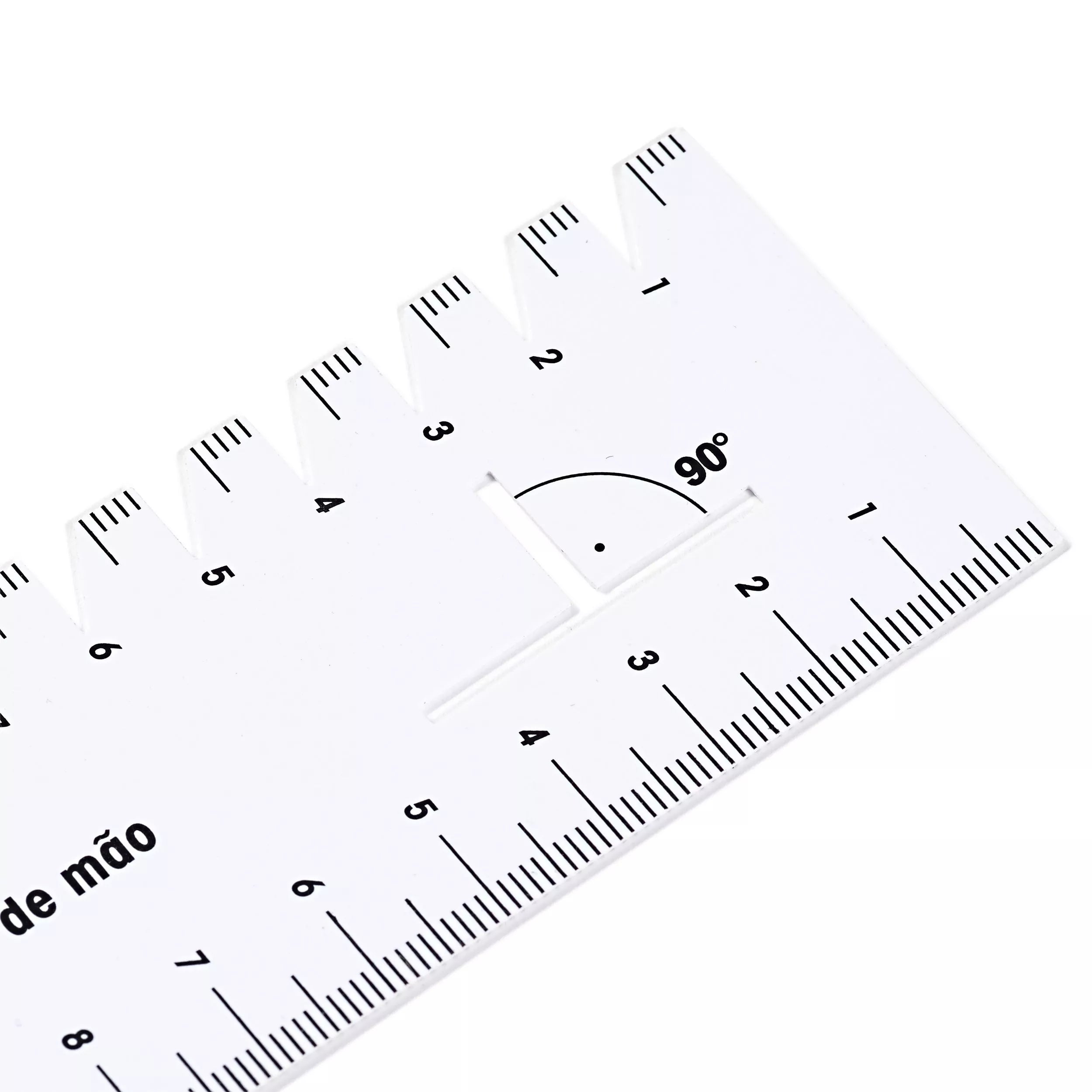 Prym white plastic hand gauge with cm-scale - British product