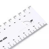 Prym white plastic hand gauge with cm-scale - British product