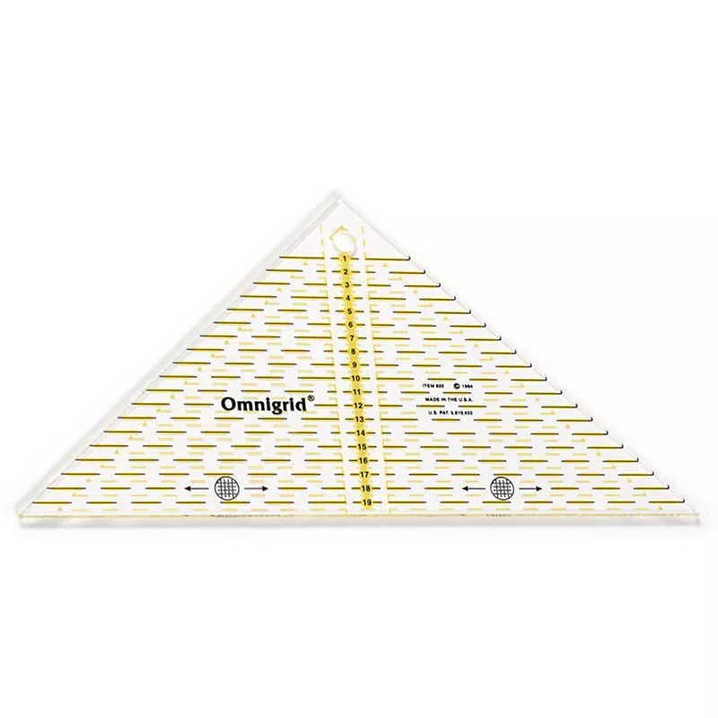 Prym triangle ruler metric quick .25cm (British brand)