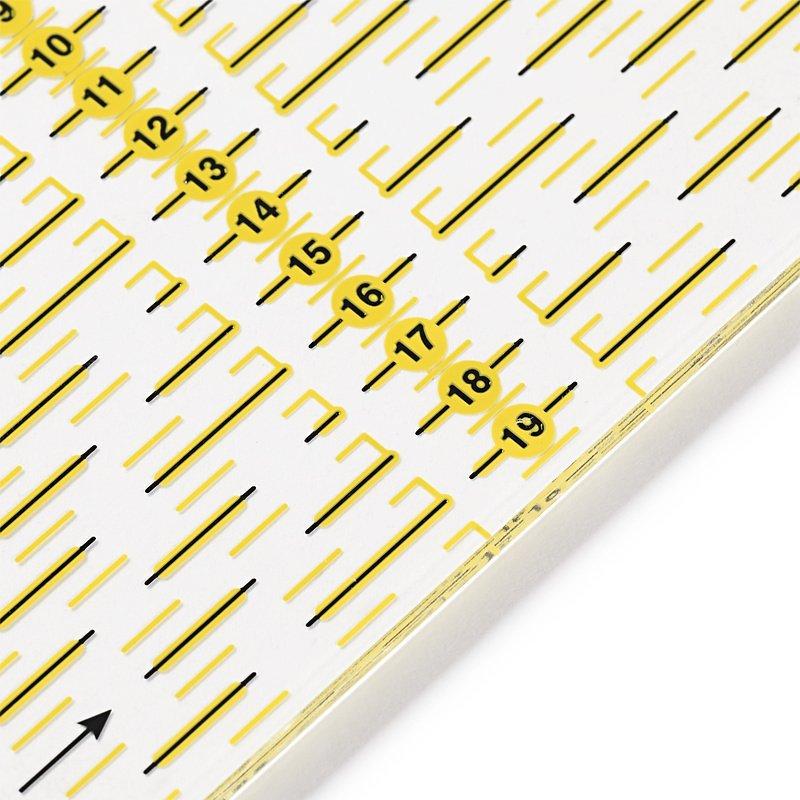 Prym triangle ruler metric quick .25cm (British brand)