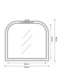 John Lewis bow mirror gold 95x106cm, UK version