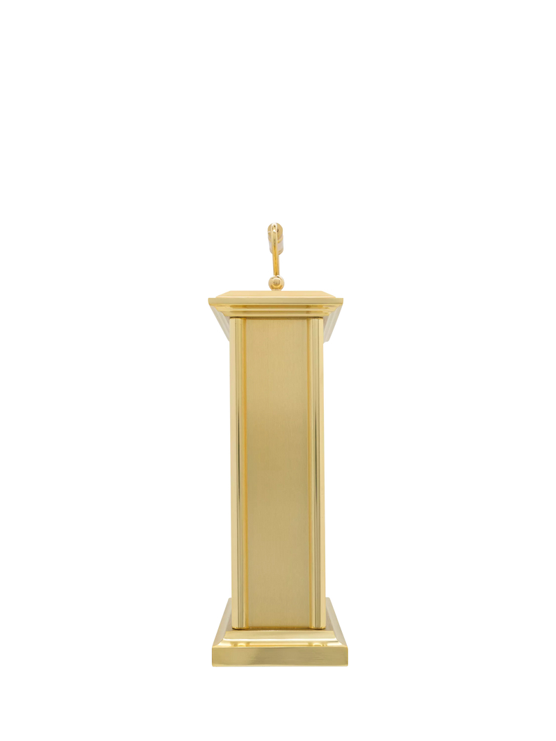 Acctim Althorp gold carriage mantel clock (British brand)