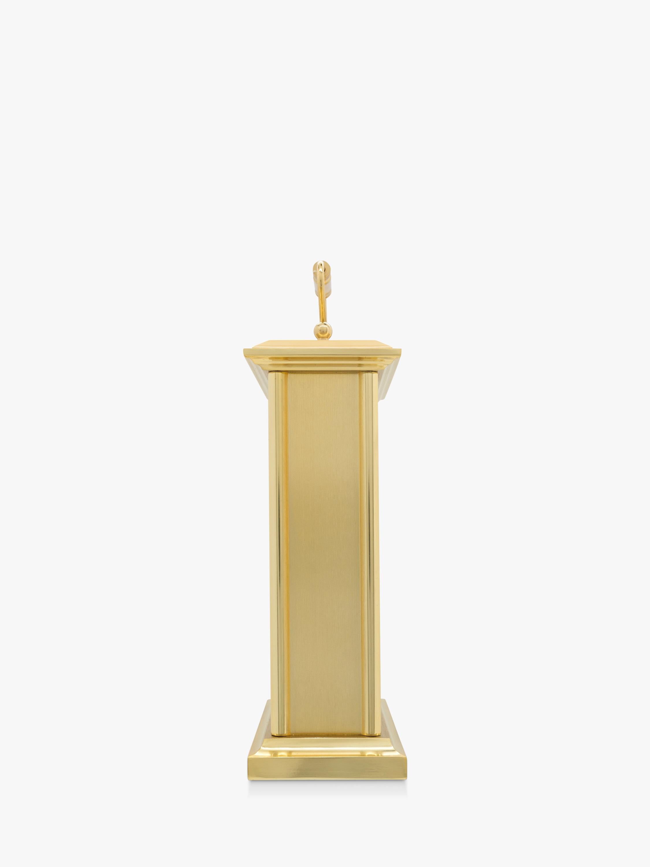 Acctim Althorp gold carriage mantel clock (British brand)