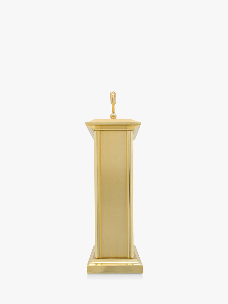 Acctim Althorp gold carriage mantel clock (British brand)