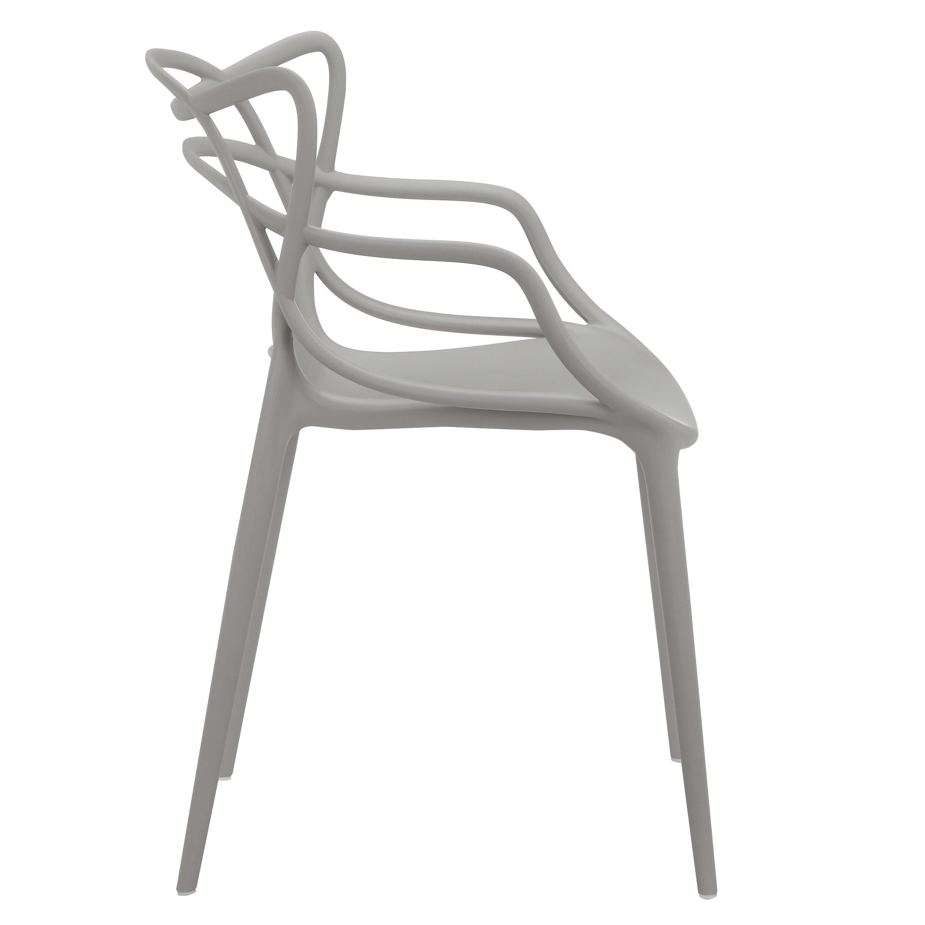 Kartell Masters stackable chair by Philippe Starck in polypropylene - British product