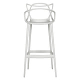 Kartell lightweight Masters bar stool polypropylene (British brand)