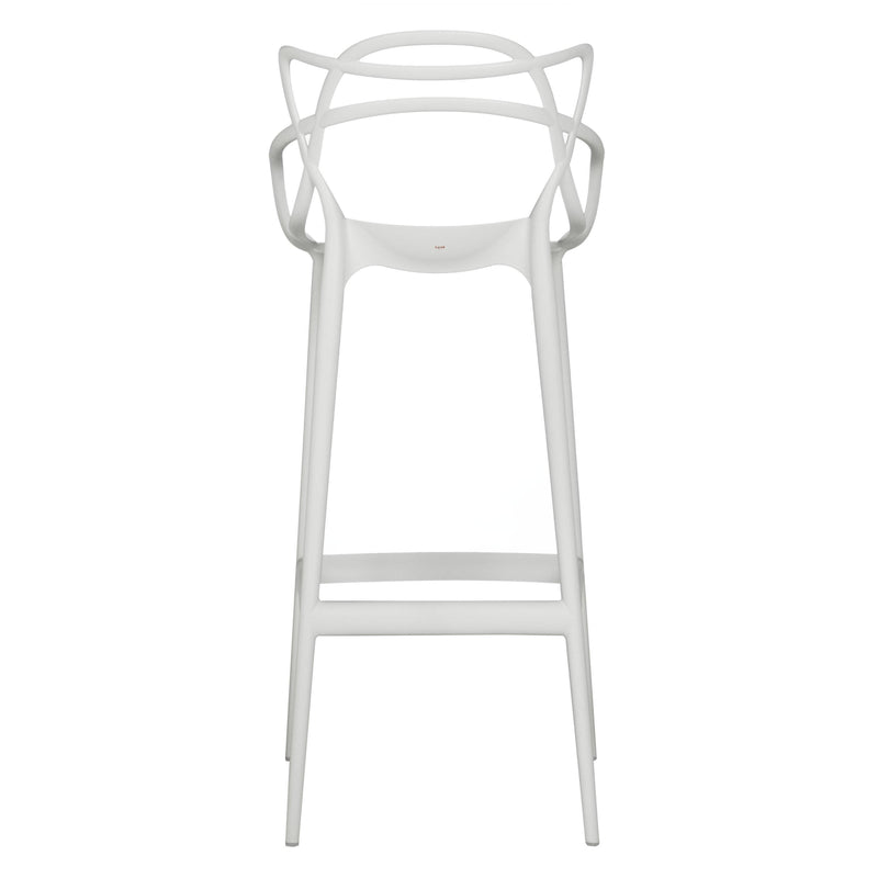 Kartell lightweight Masters bar stool polypropylene (British brand)