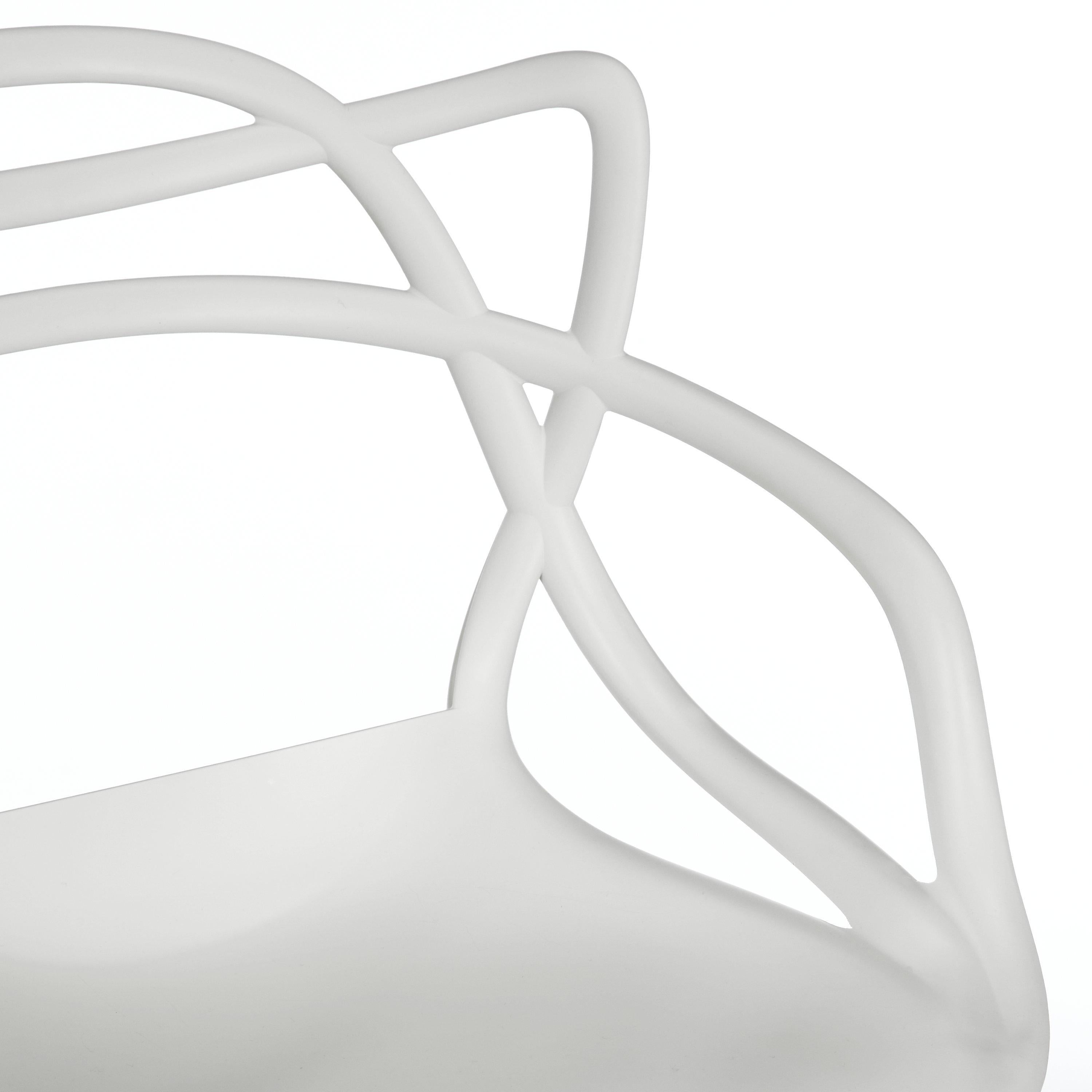 Kartell lightweight Masters bar stool polypropylene (British brand)