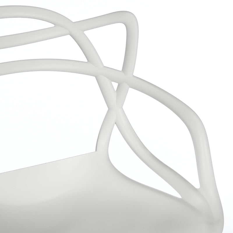 Kartell lightweight Masters bar stool polypropylene (British brand)