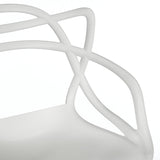 Kartell lightweight Masters bar stool polypropylene (British brand)