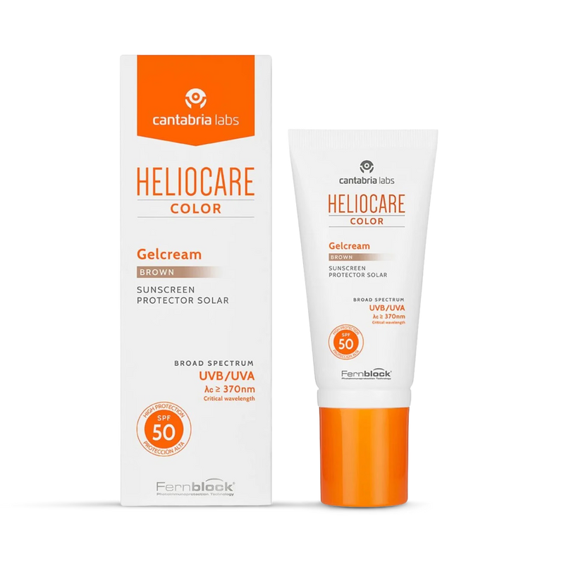 Heliocare tinted sunscreen Brown 50ml (British brand)