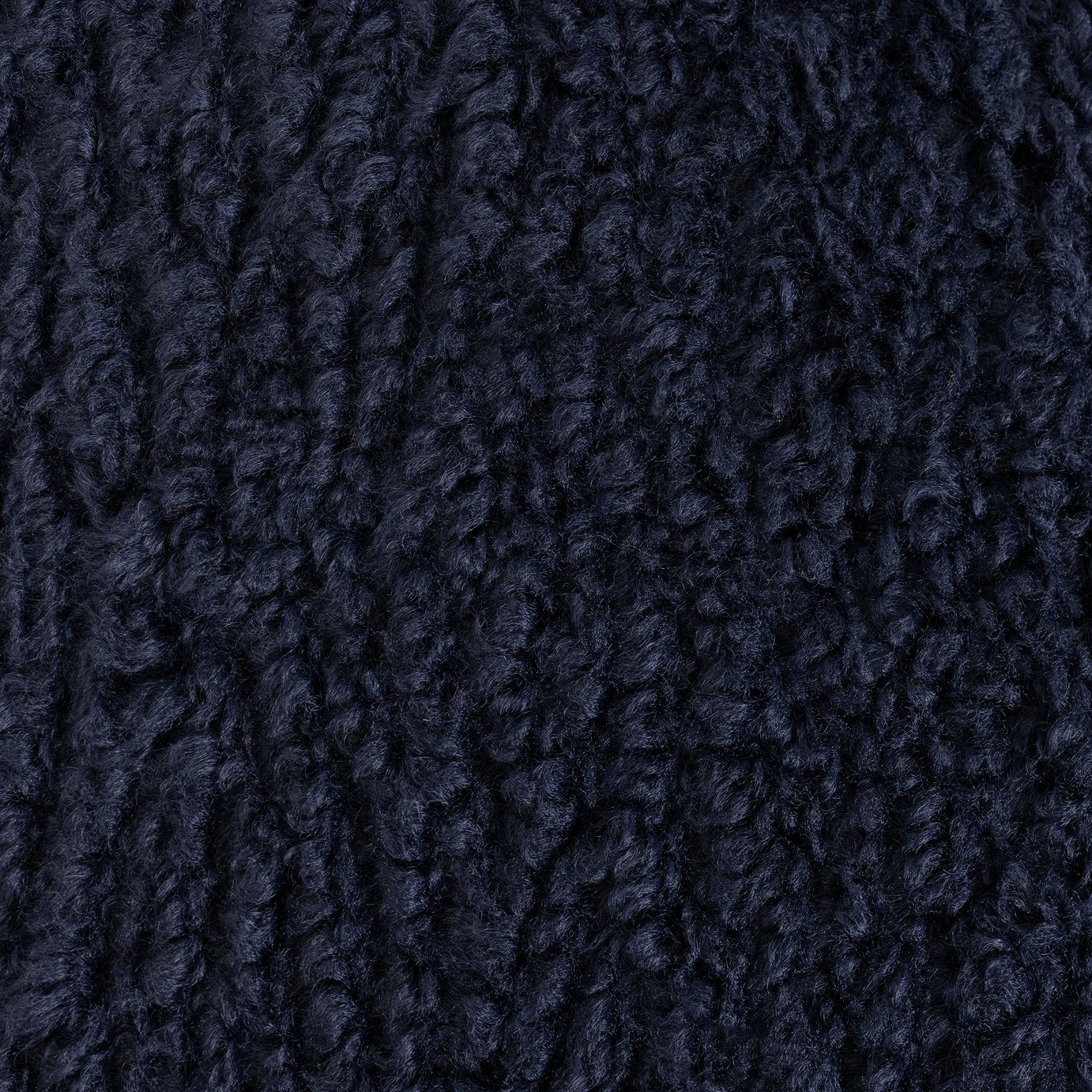 Habitat faux shearling cushion in navy 50x50cm, UK version
