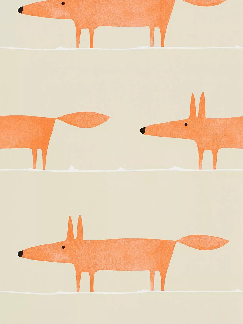 Scion Mr Fox Paste the Wall Wallpaper