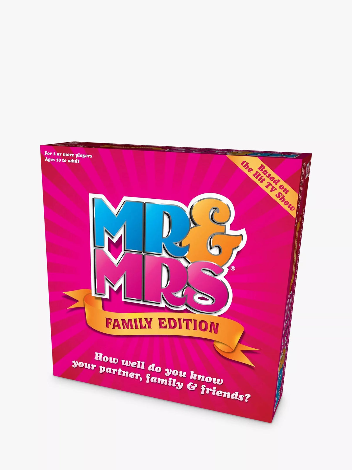 Family Edition board game for couples and families ages 10+, imported from the UK