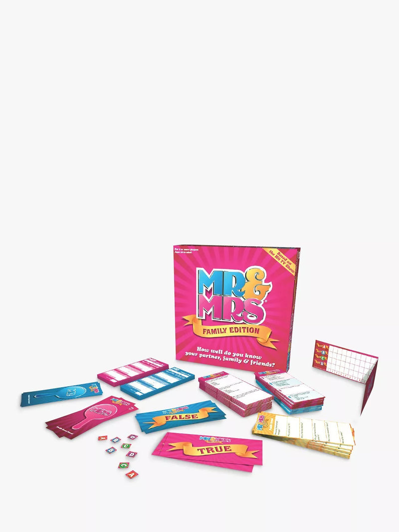 Family Edition board game for couples and families ages 10+, imported from the UK