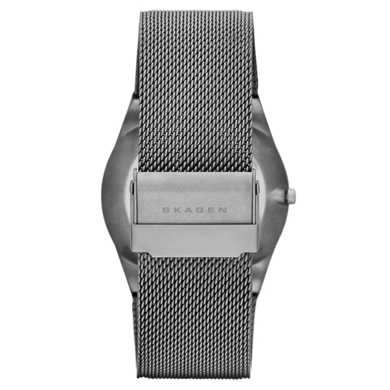 Skagen Aktiv men's titanium mesh watch grey dial (British brand)