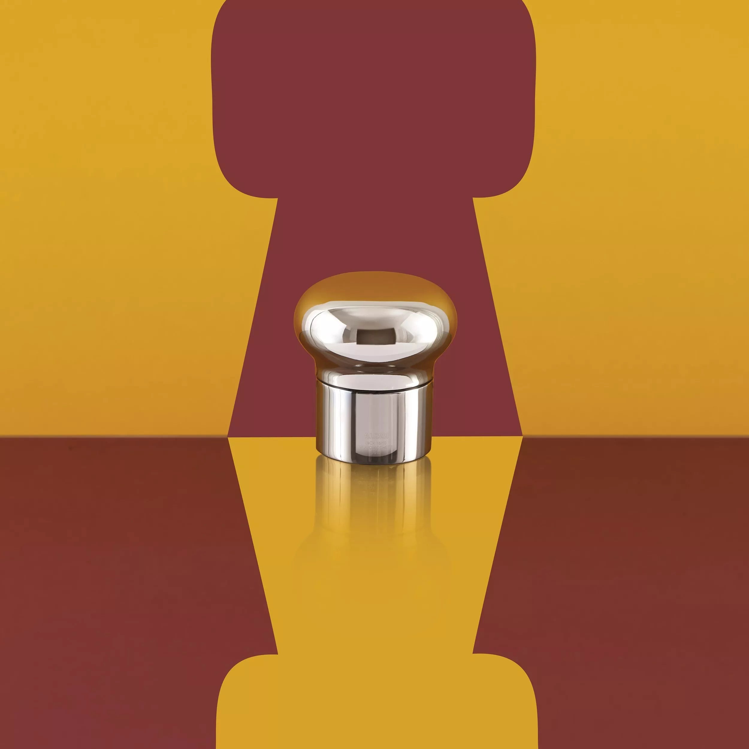 Alessi Noe stainless steel bottle stopper (British brand)