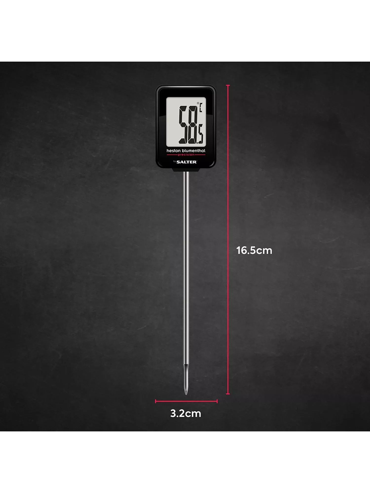 Salter Heston Blumenthal digital thermometer stainless steel probe (British brand)