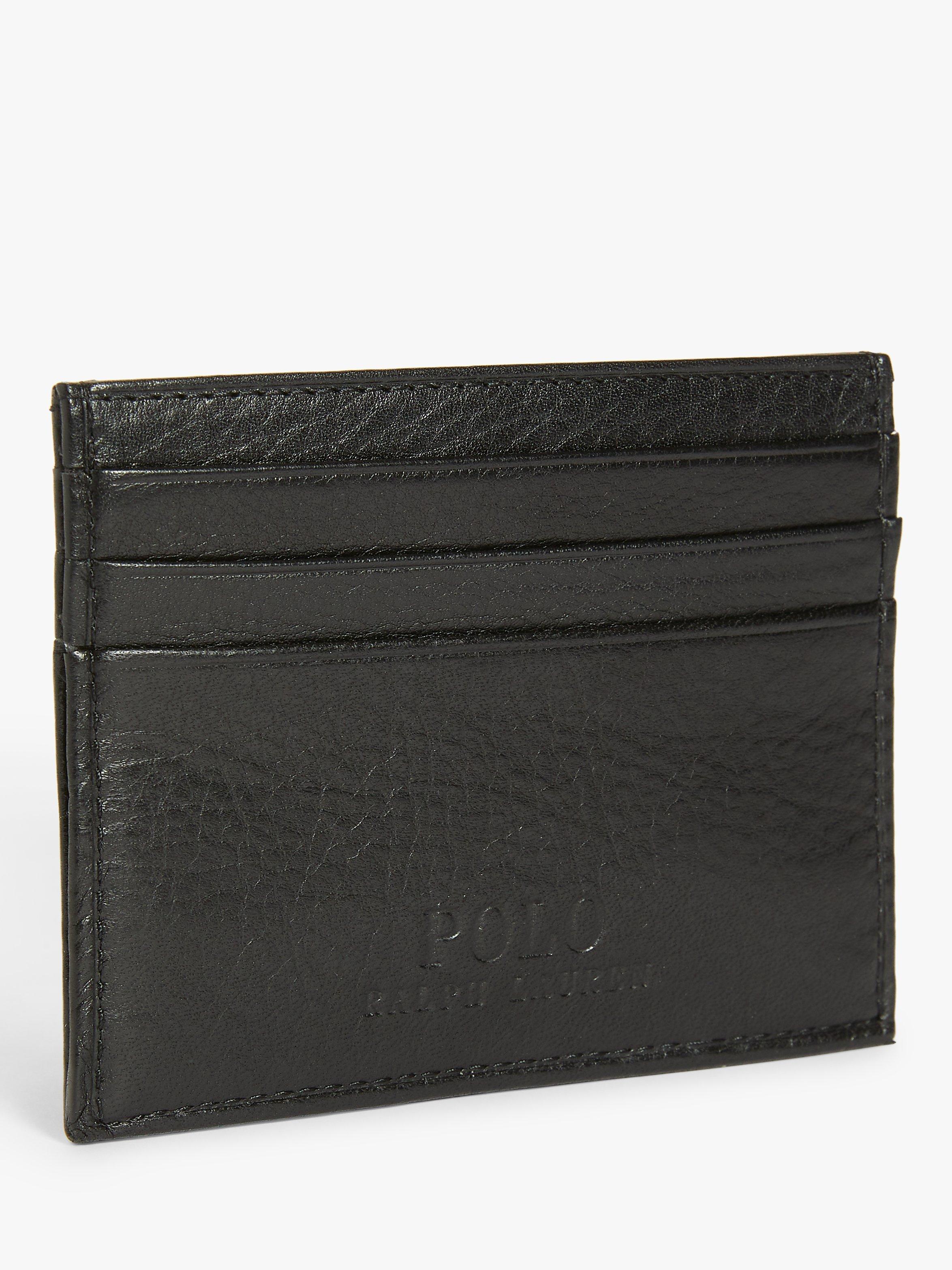 Ralph Lauren pebble leather card holder (British brand)
