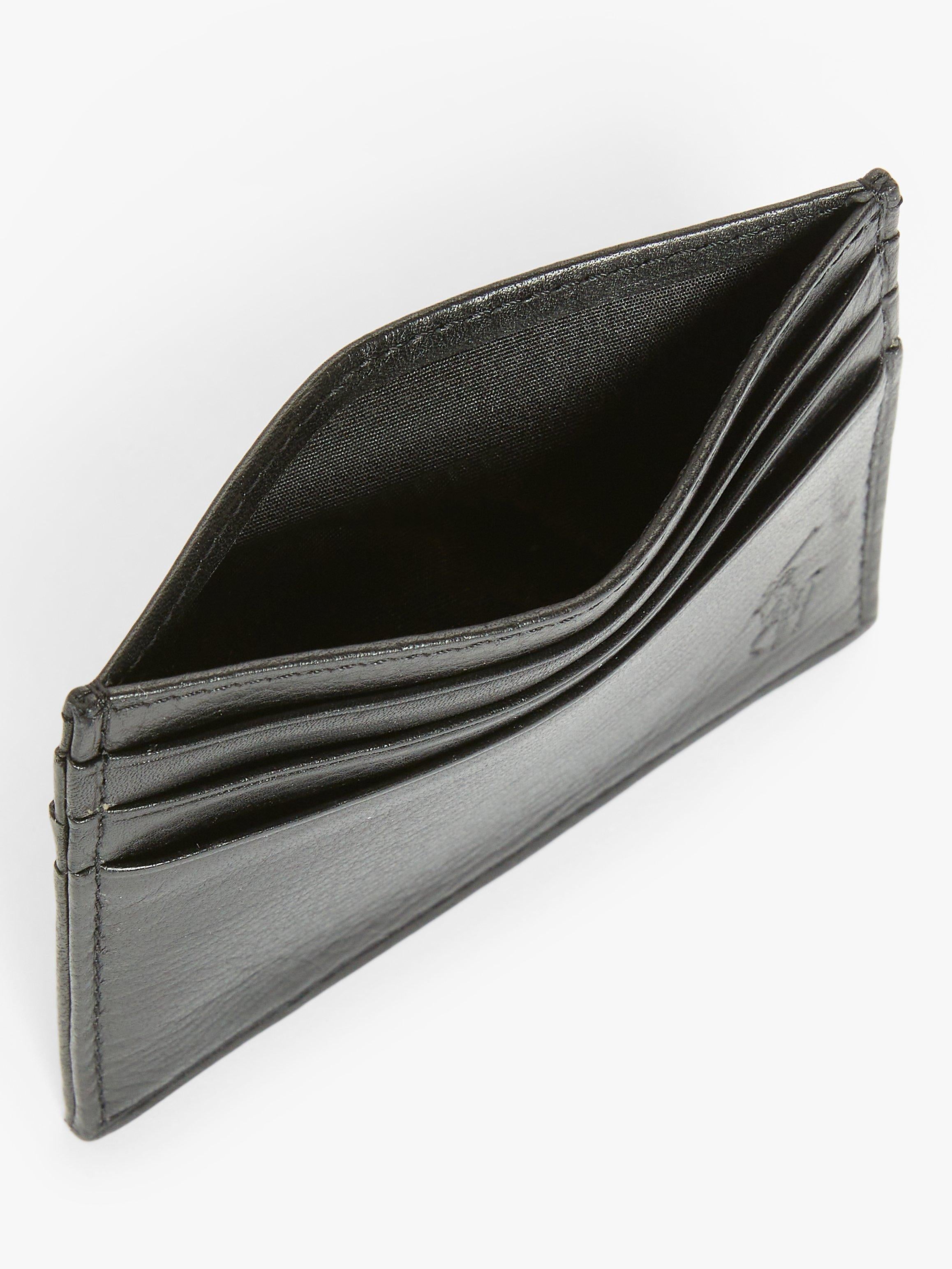 Ralph Lauren pebble leather card holder (British brand)