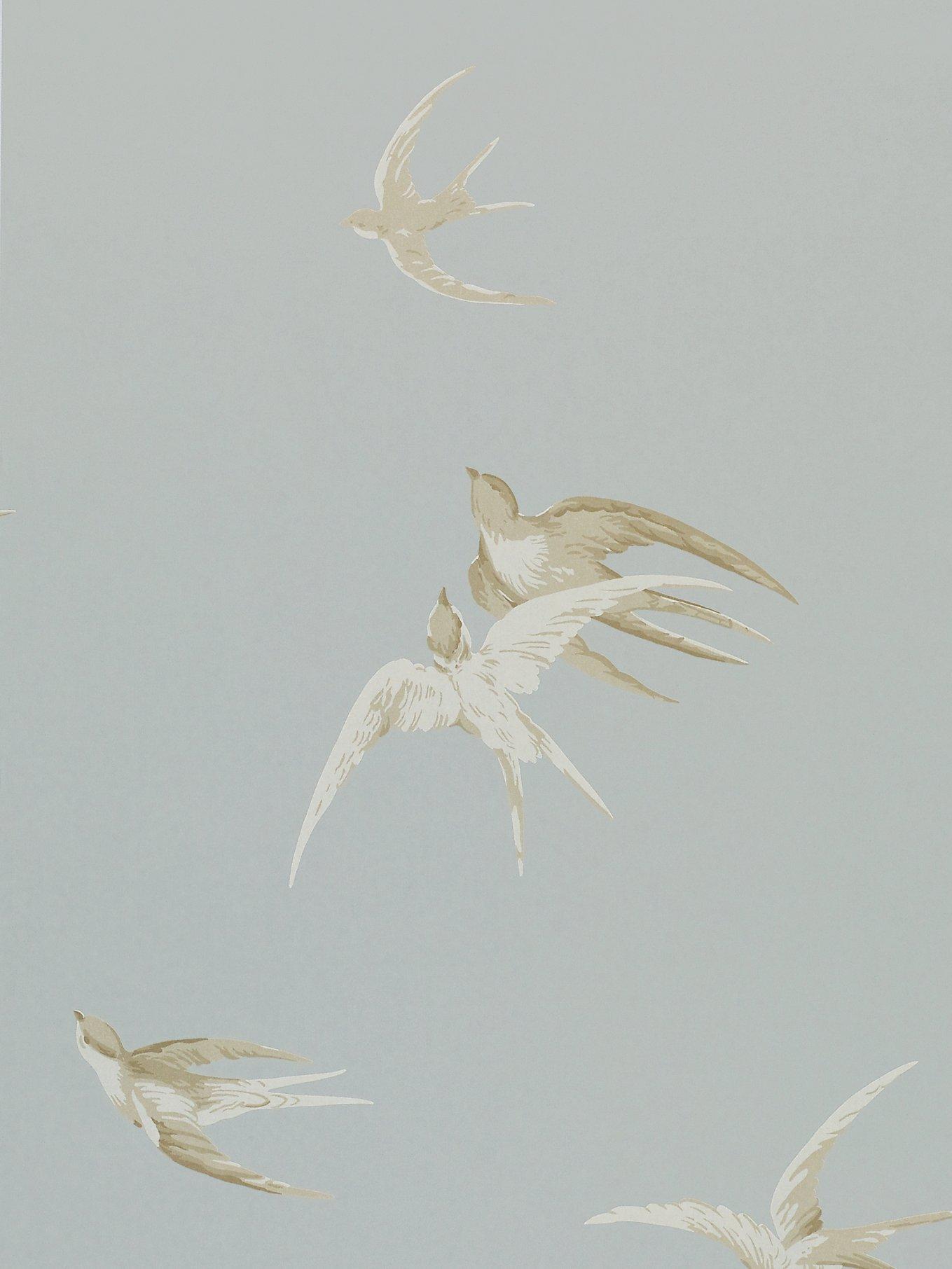 Sanderson Swallows Wallpaper (British brand)