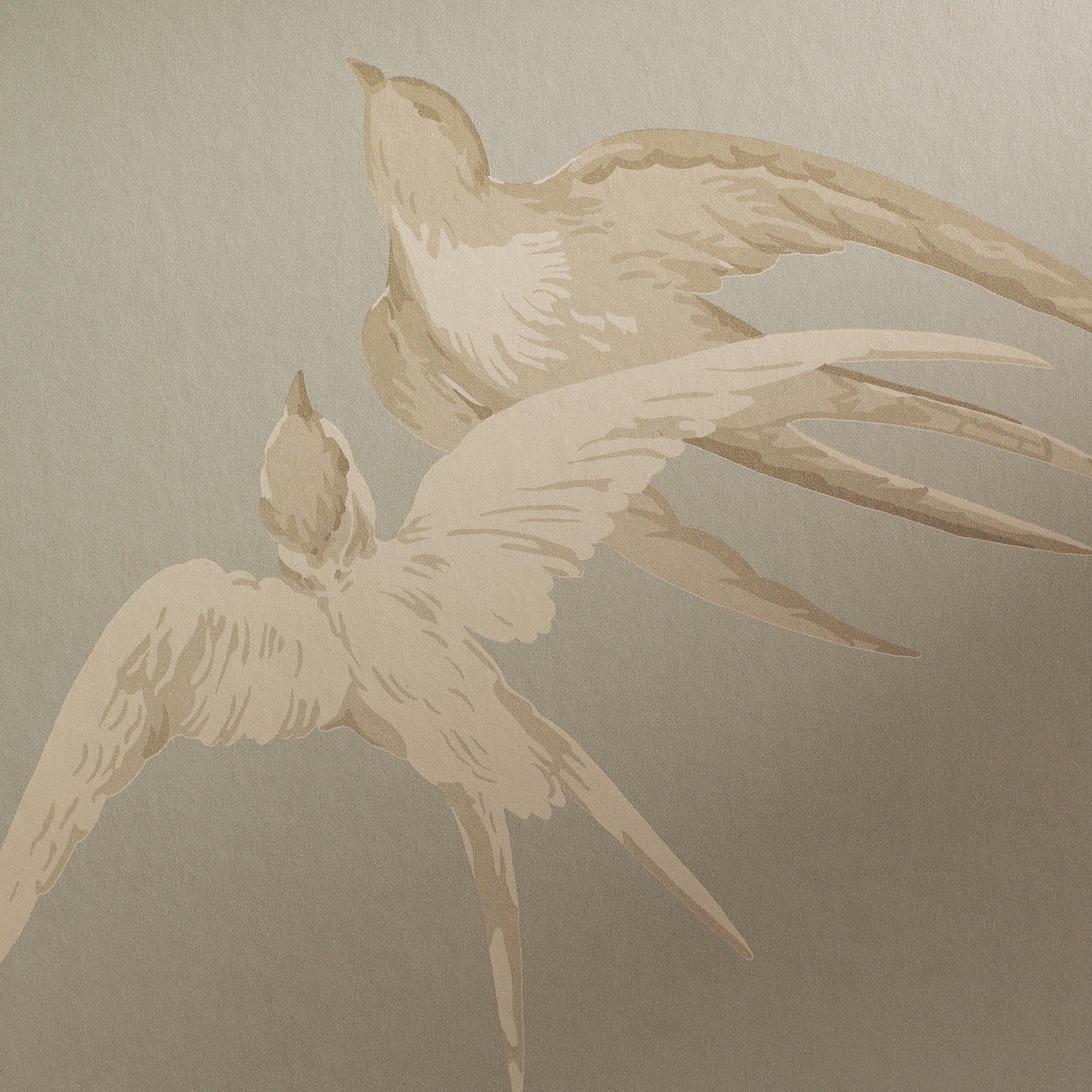 Sanderson Swallows Wallpaper (British brand)