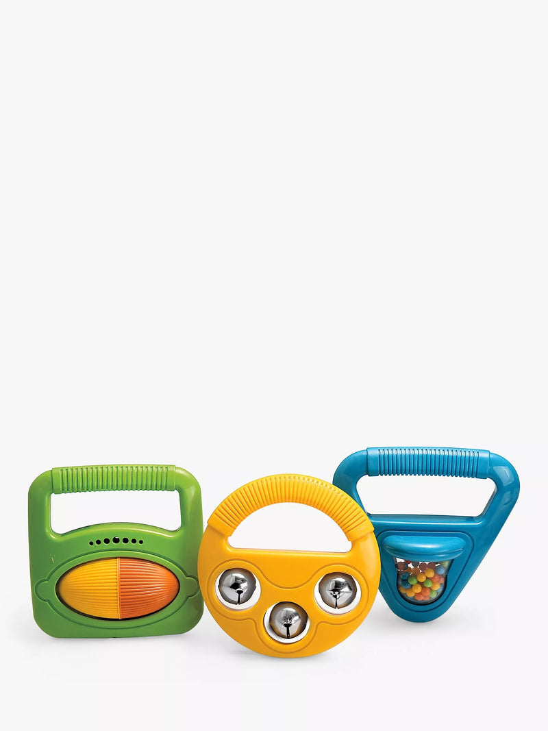 Halilit Shake, Jingle & Roll musical toy set, imported from the UK