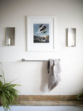 Robert Welch Oblique Single Towel Rail stainless steel, UK version