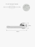 Robert Welch Oblique Bar toilet roll holder, UK version