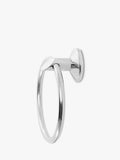 Robert Welch Oblique Towel Ring stainless steel bathroom accessory, imported from the UK
