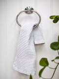 Robert Welch Oblique Towel Ring stainless steel bathroom accessory, imported from the UK