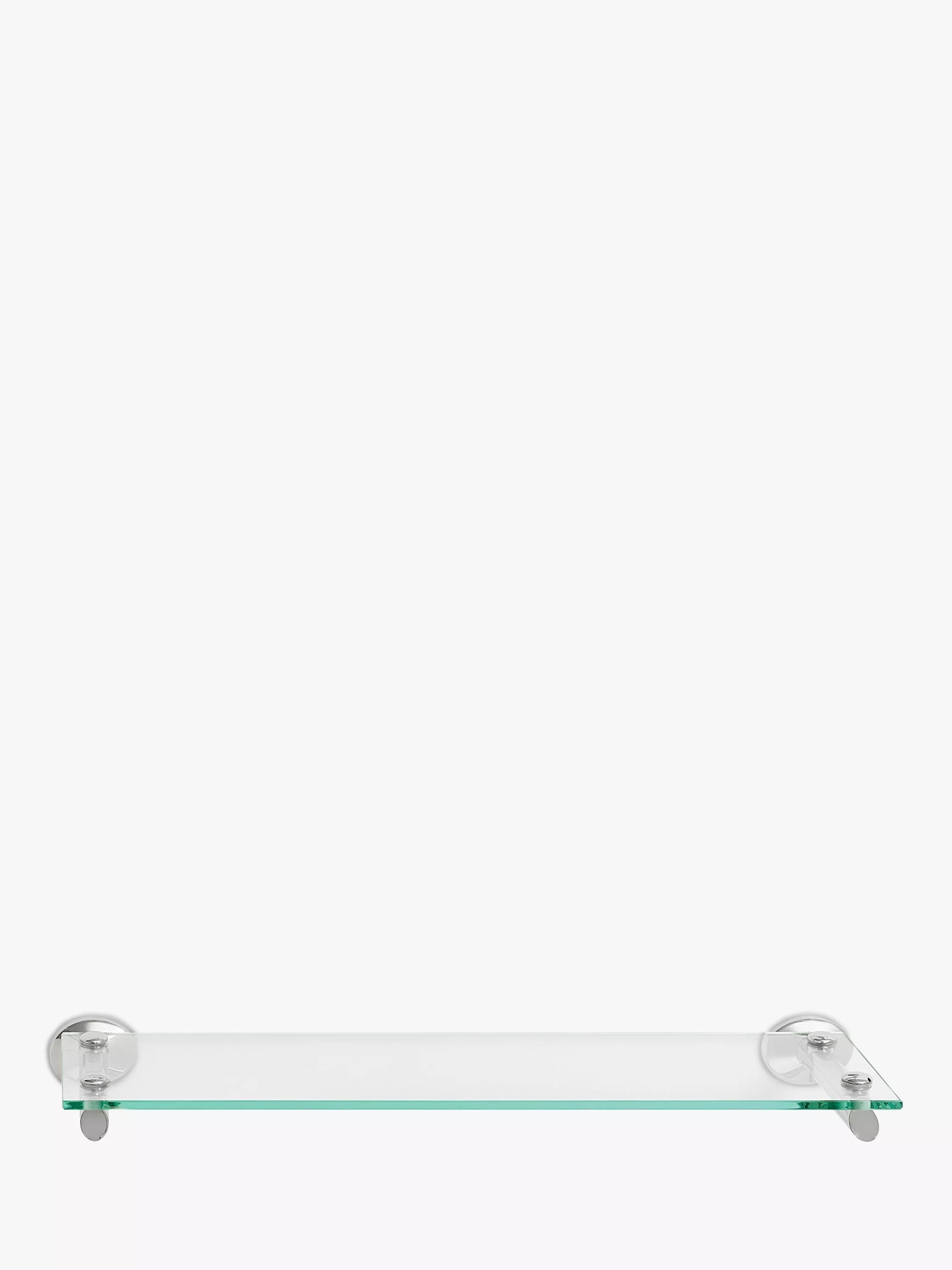 Robert Welch Oblique Shelf stainless steel and glass, UK version