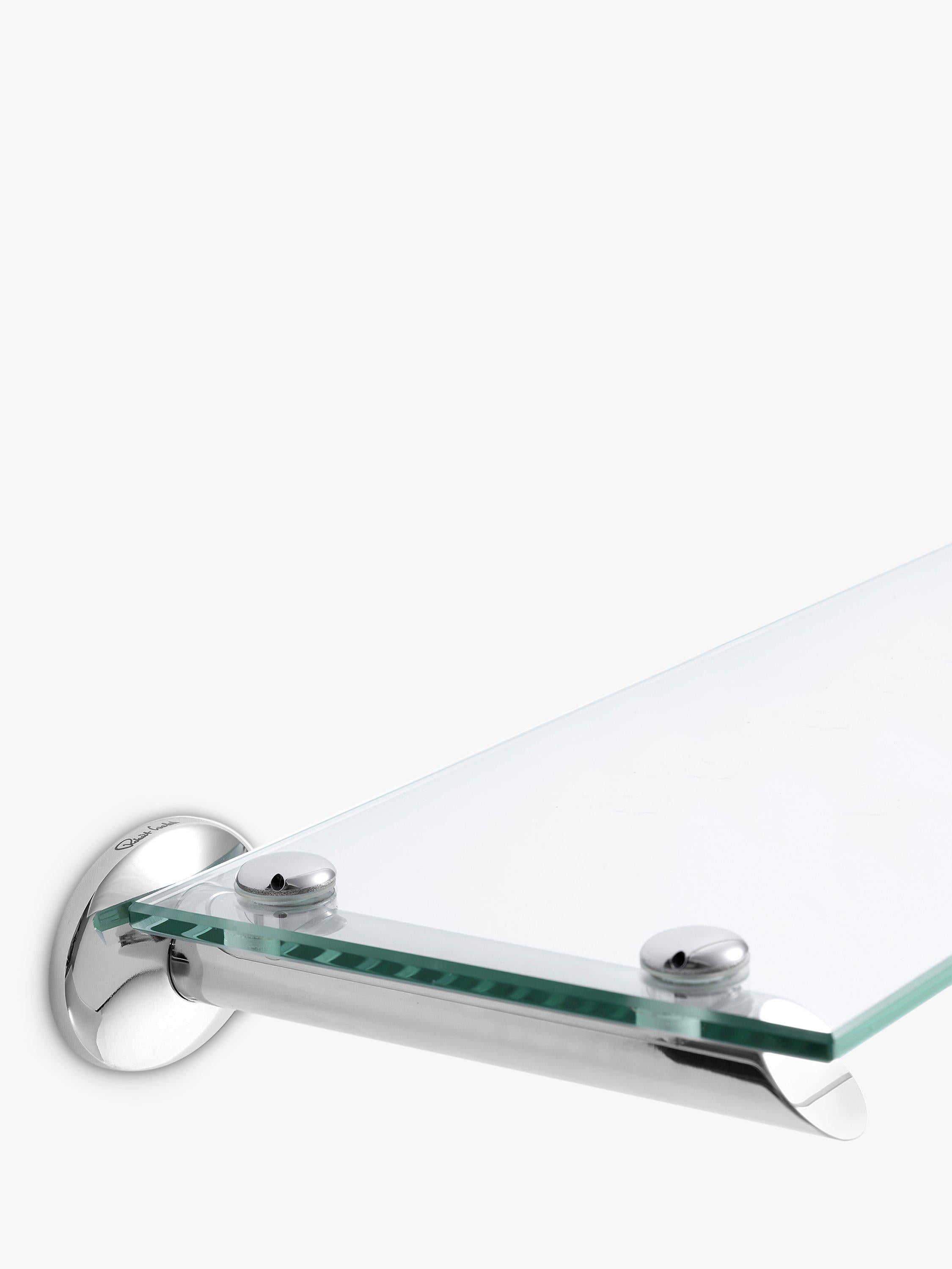 Robert Welch Oblique Shelf stainless steel and glass, UK version