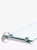 Robert Welch Oblique Shelf stainless steel and glass, UK version