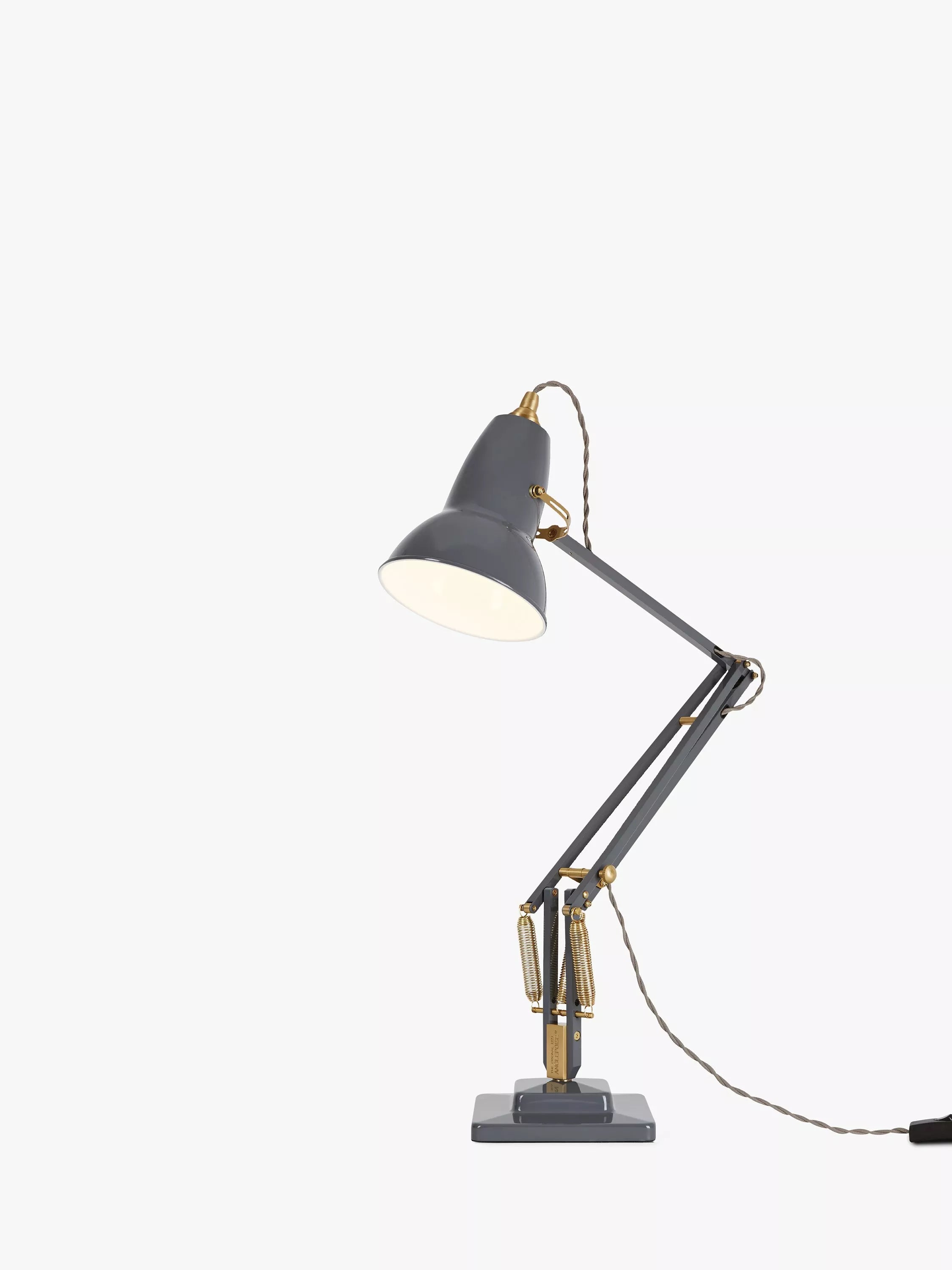 Anglepoise Brass Desk Lamp ES Fitting 1 Bulb - British product