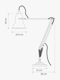Anglepoise Brass Desk Lamp ES Fitting 1 Bulb - British product