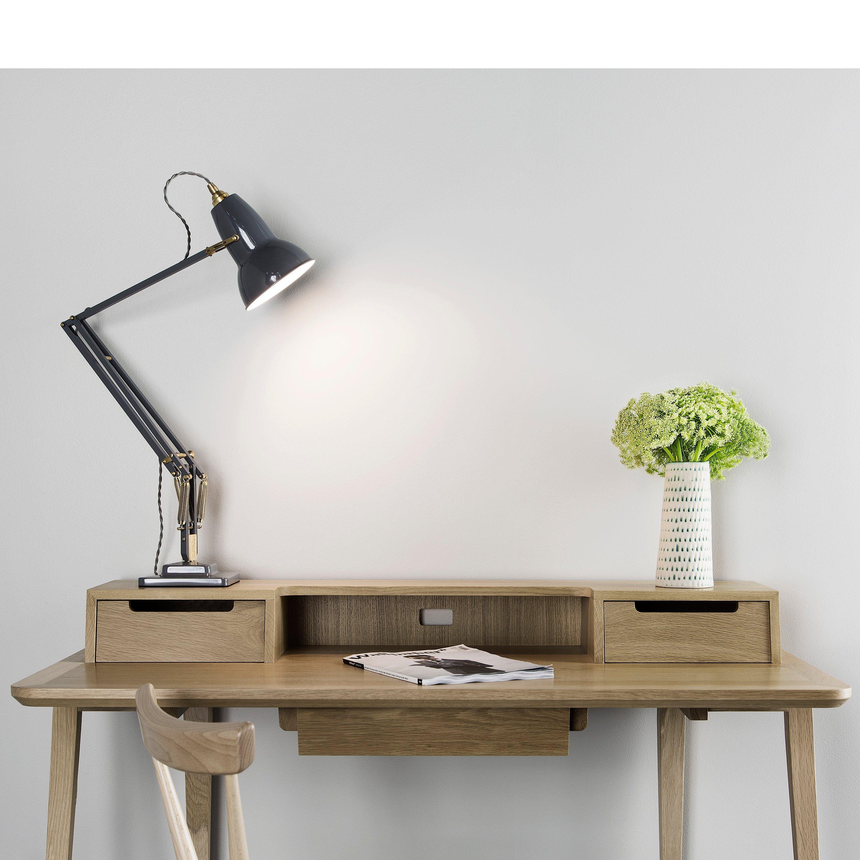 Anglepoise Brass Desk Lamp ES Fitting 1 Bulb - British product