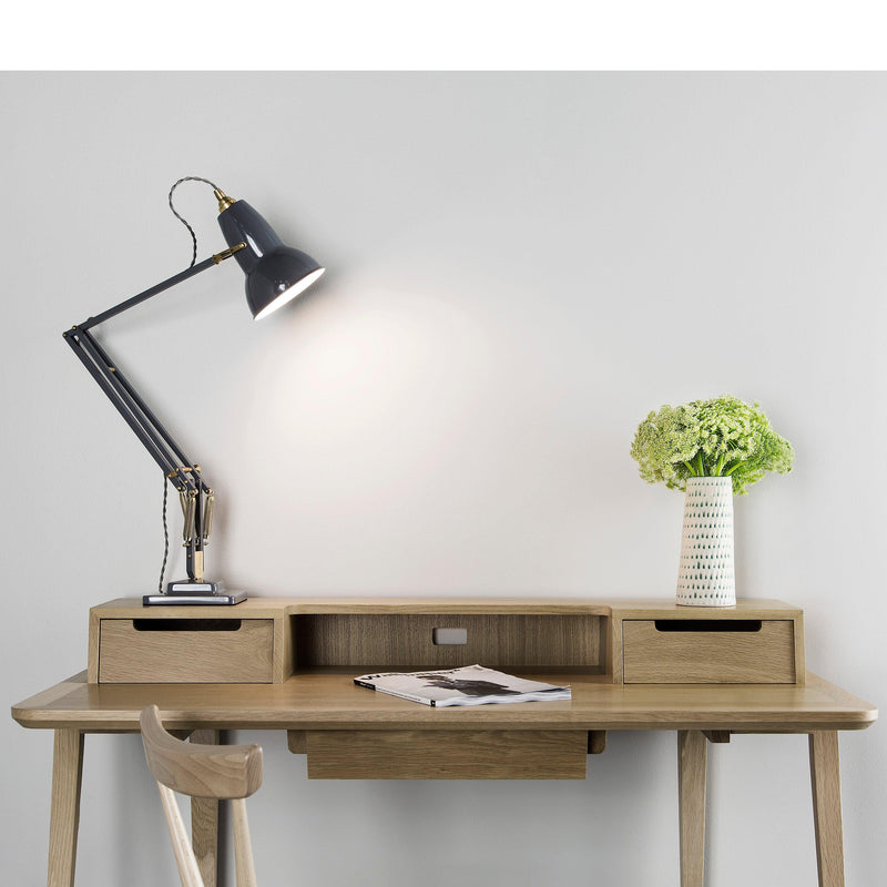 Anglepoise Brass Desk Lamp ES Fitting 1 Bulb - British product