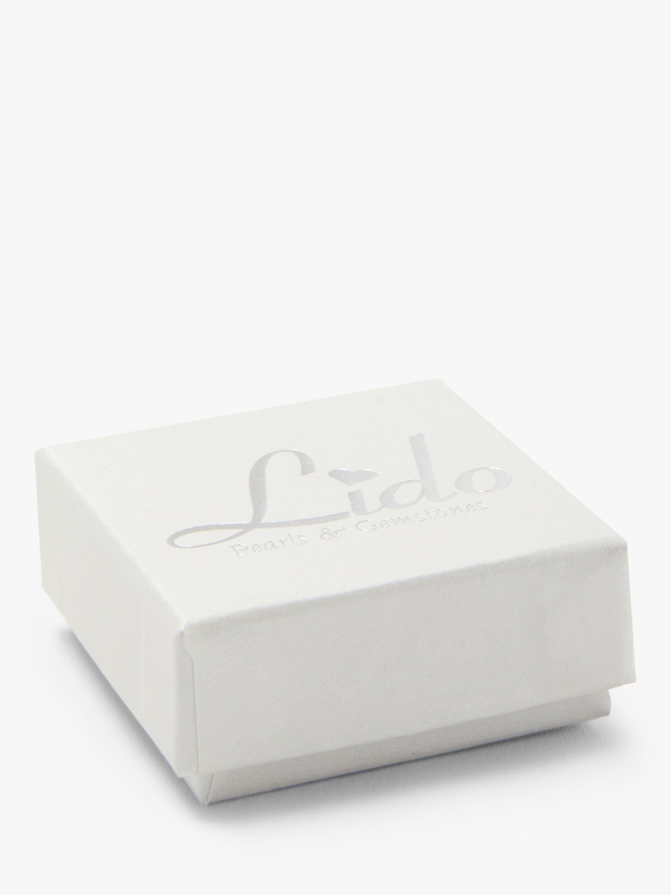 Lido silver leaf drop earrings with freshwater pearls (British brand)