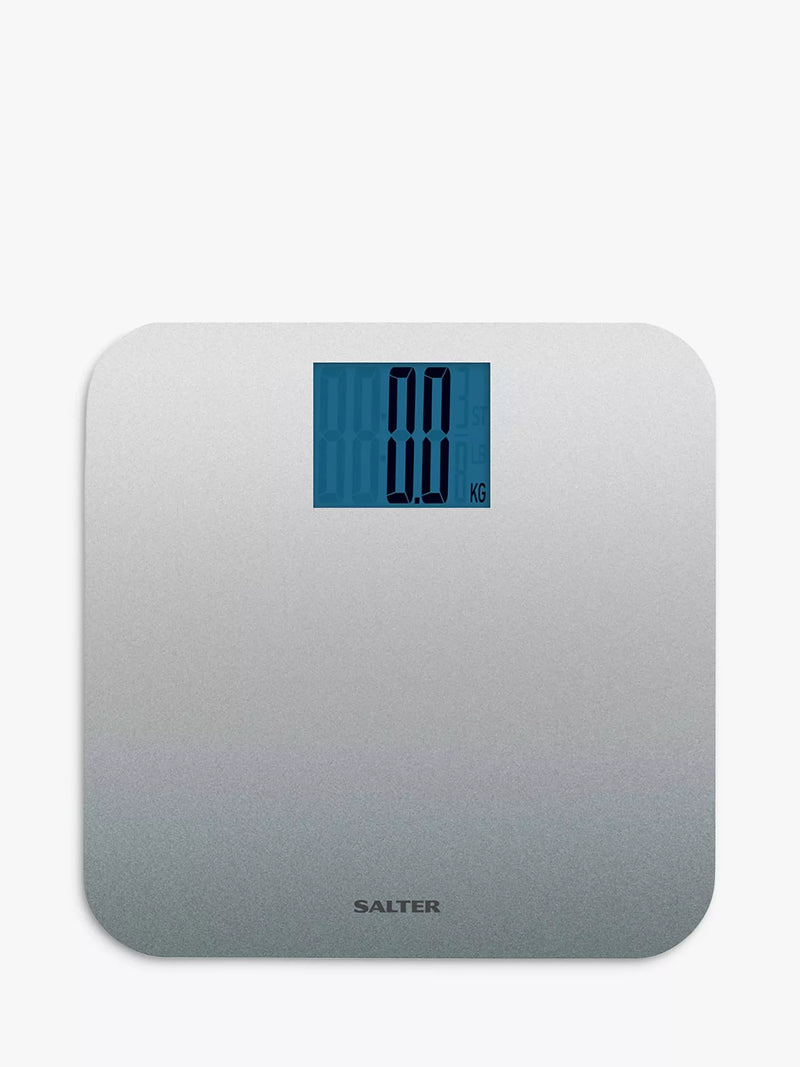 Salter digital bathroom scale silver glitter (British brand)