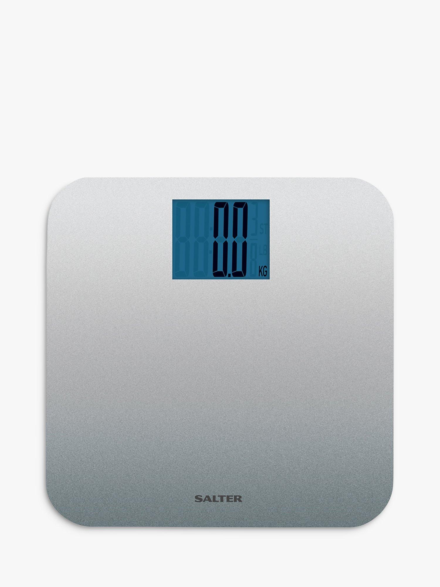 Salter digital bathroom scale silver glitter (British brand)