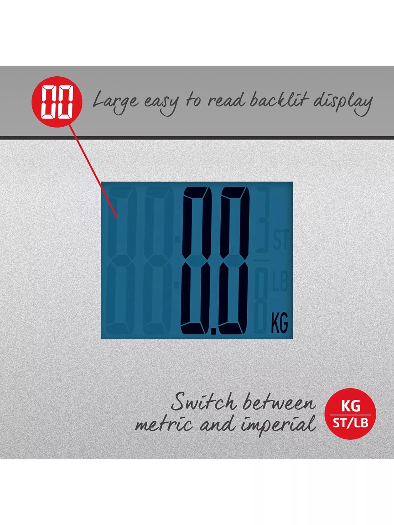 Salter digital bathroom scale silver glitter (British brand)