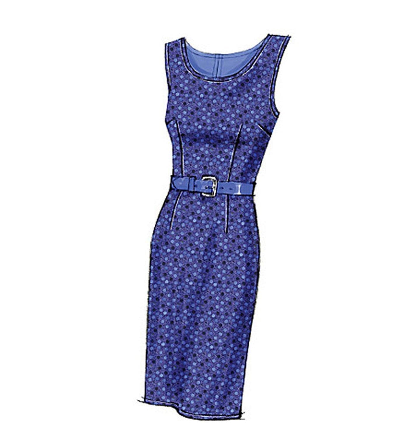 Vogue women's dresses sewing pattern 8766, imported from the UK