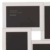 John Lewis silver plated multi-aperture photo frame, UK version