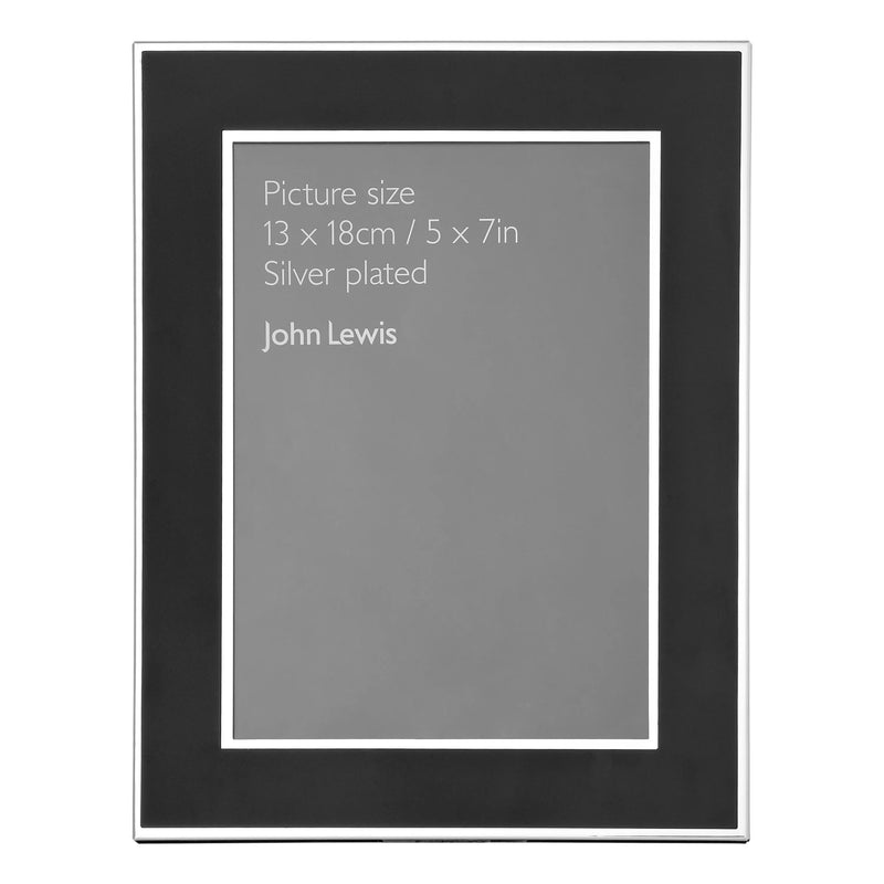 John Lewis Dart silver-plated photo frame (British brand)
