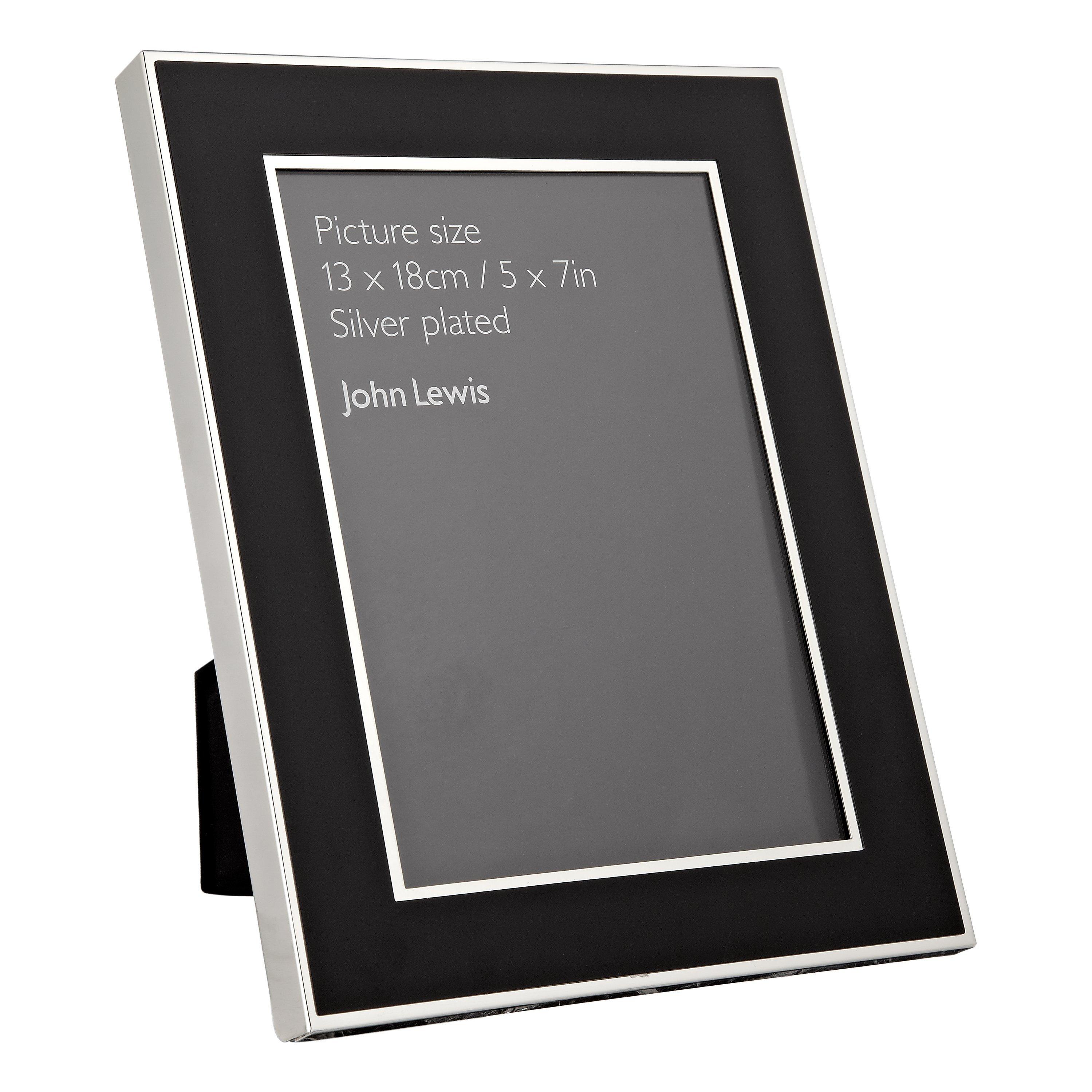 John Lewis Dart silver-plated photo frame (British brand)