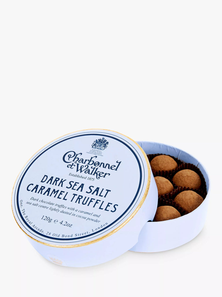 Charbonnel et Walker Sea Salt Dark Caramel Truffles, 120g