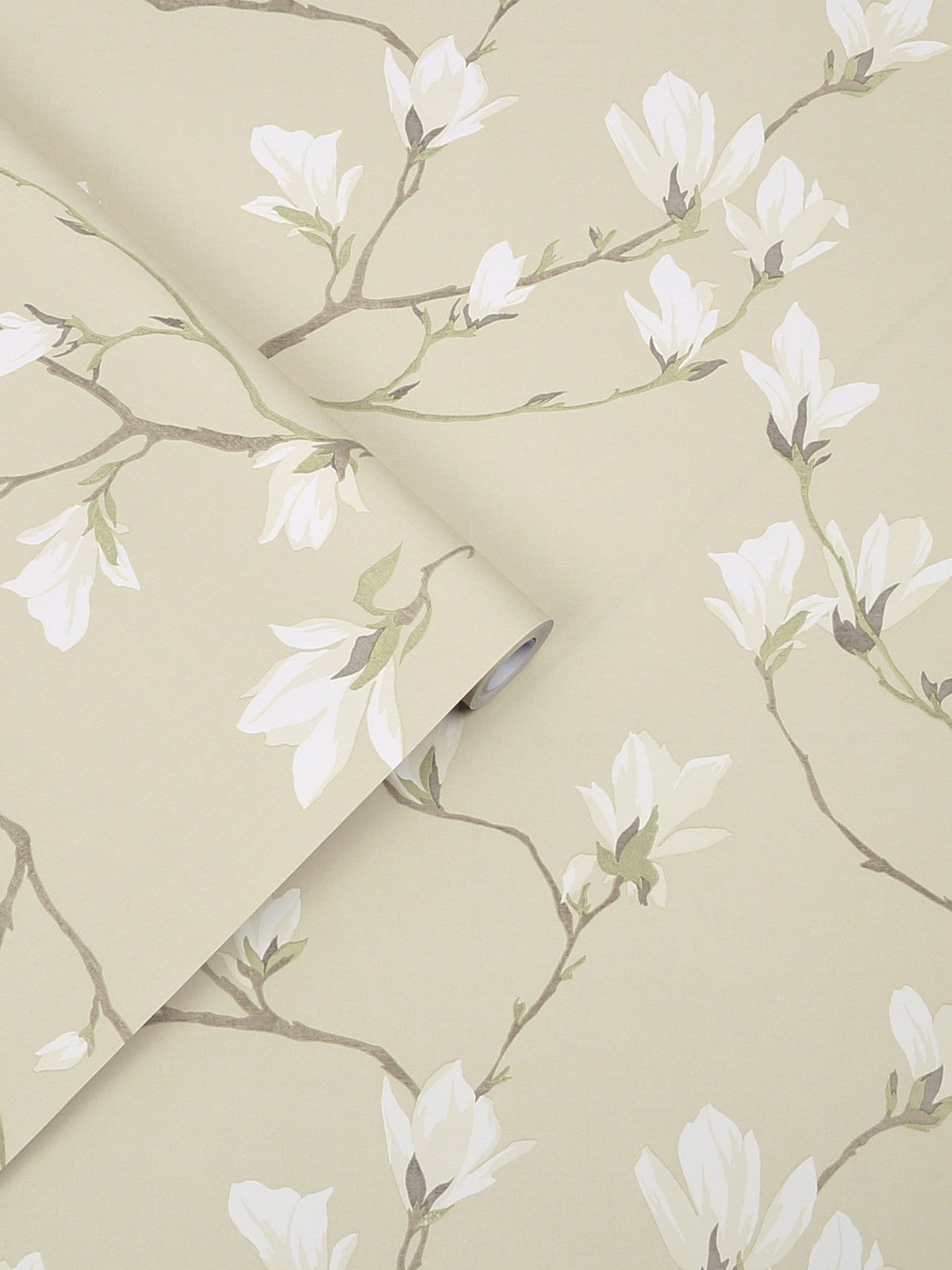 Laura Ashley wallpaper Natural Magnolia Grove 10m, imported from the UK