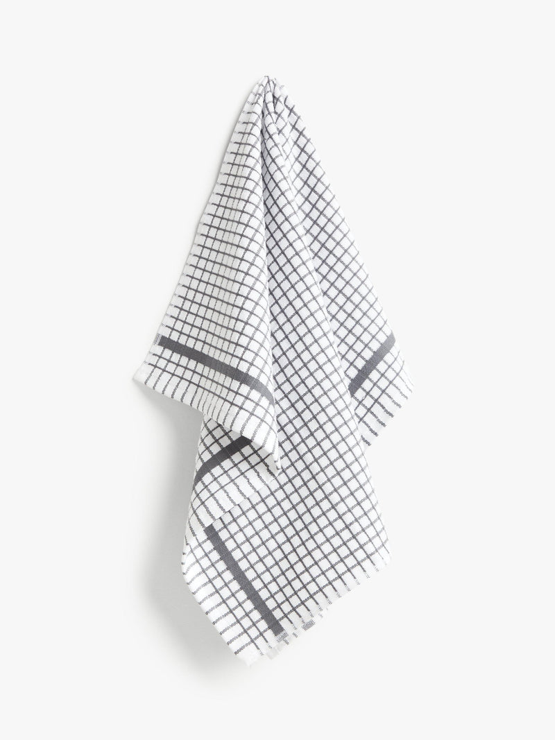 John Lewis check terry cotton tea towel - British product